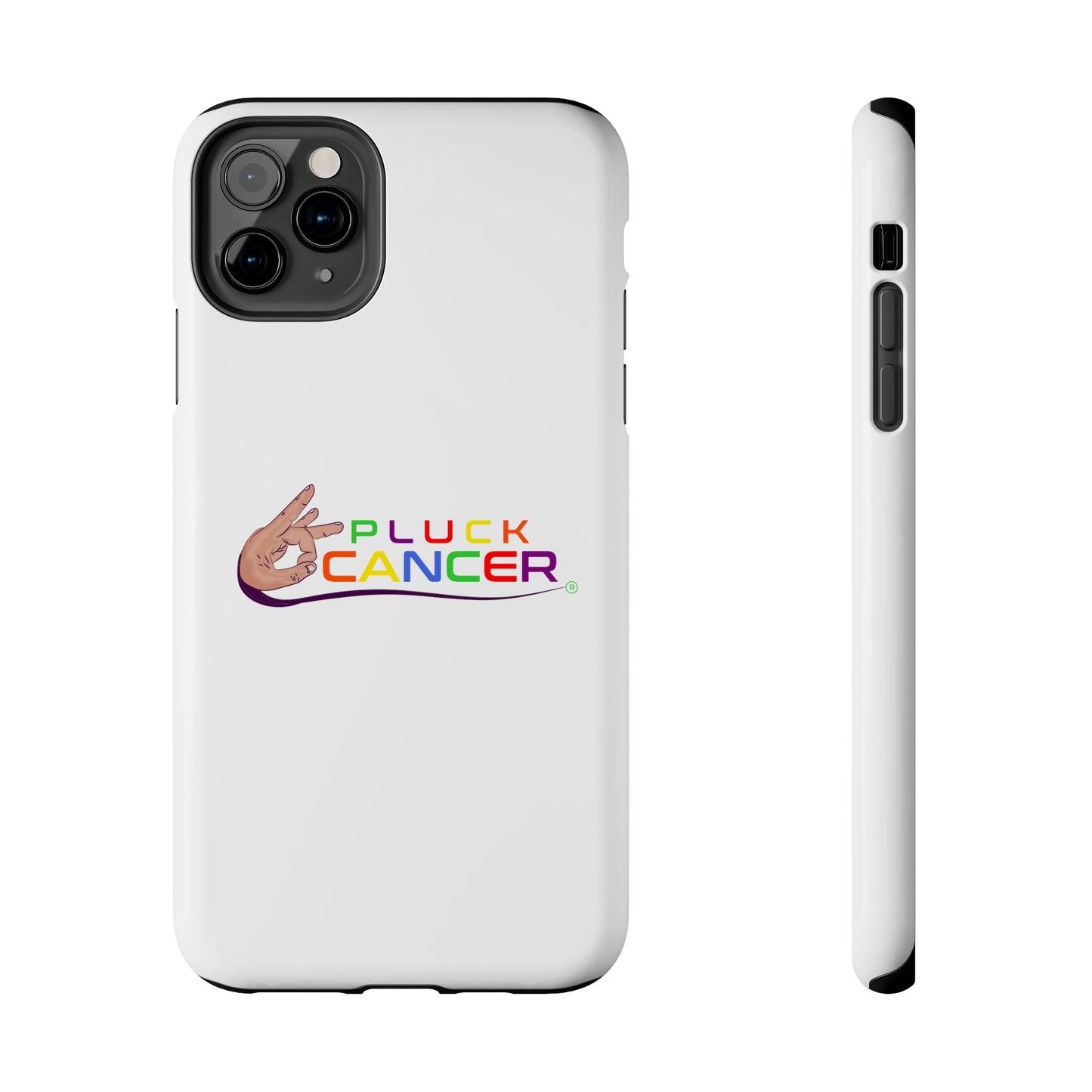 Tough Phone Cases- "PLUCK CANCER!"