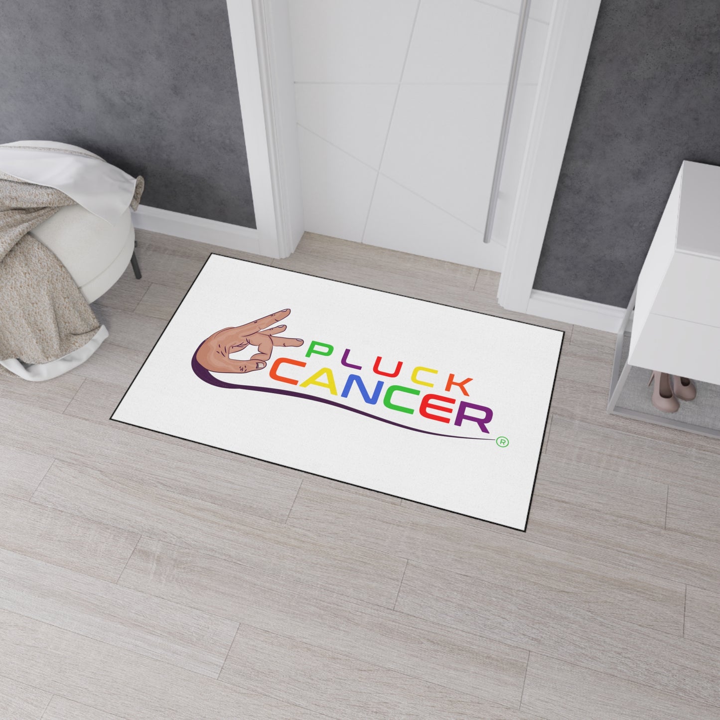 Heavy Duty Floor Mat-"PLUCK CANCER"