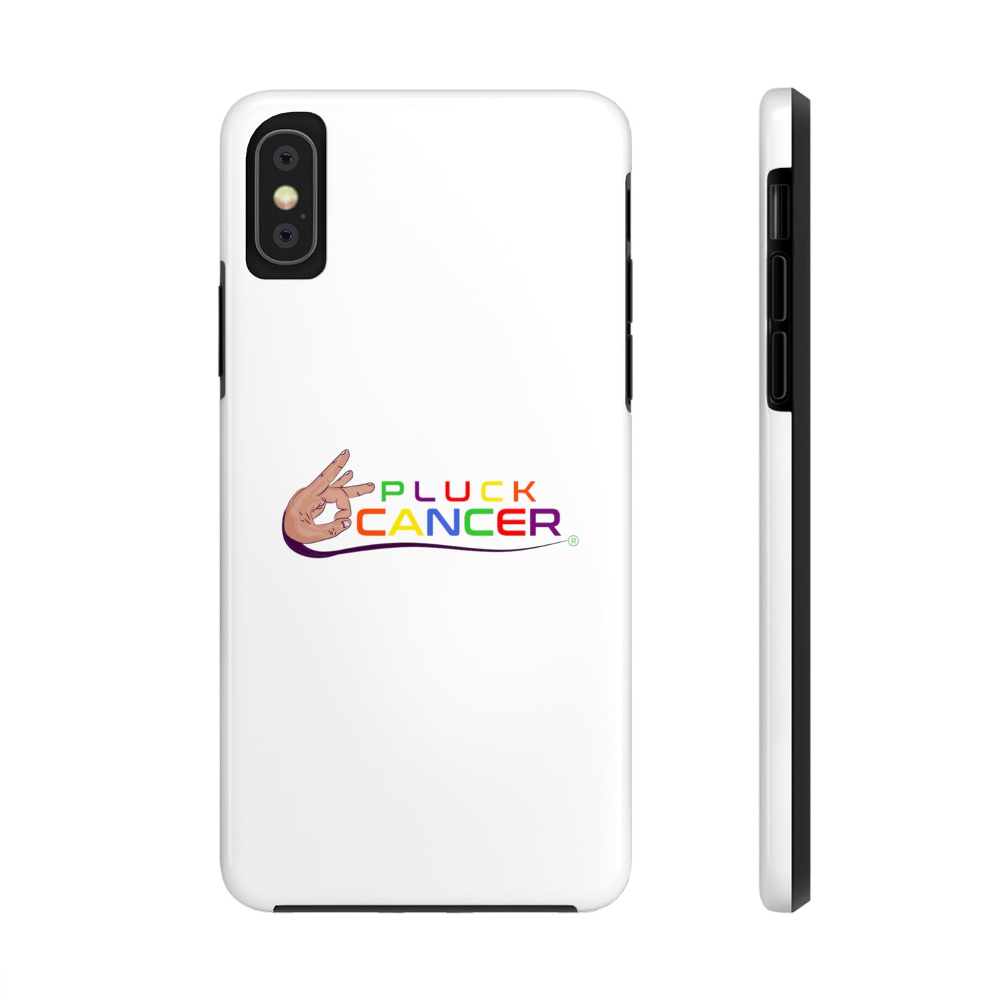 Tough Phone Cases- "PLUCK CANCER!"