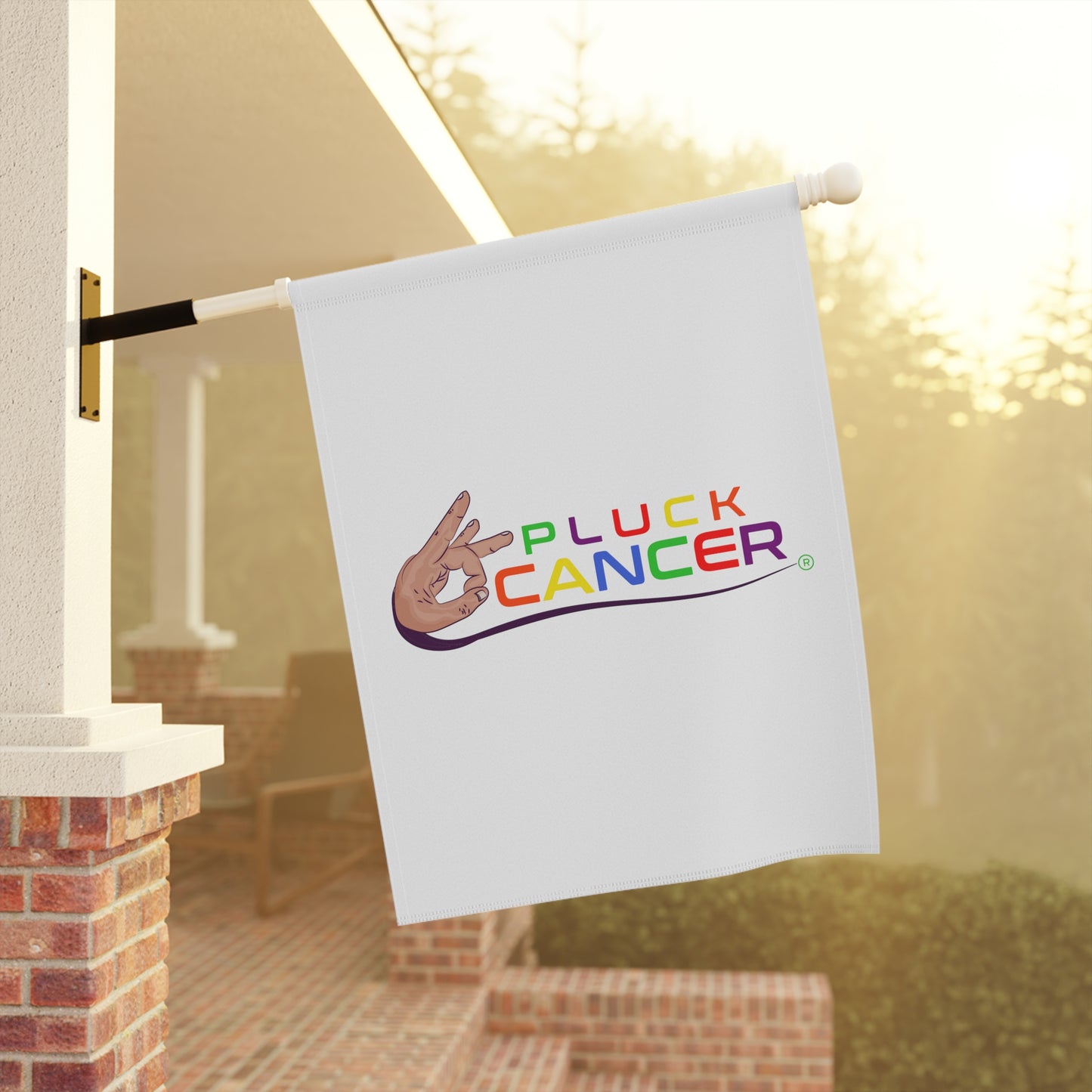 Garden & House Banner-"PLUCK CANCER!"