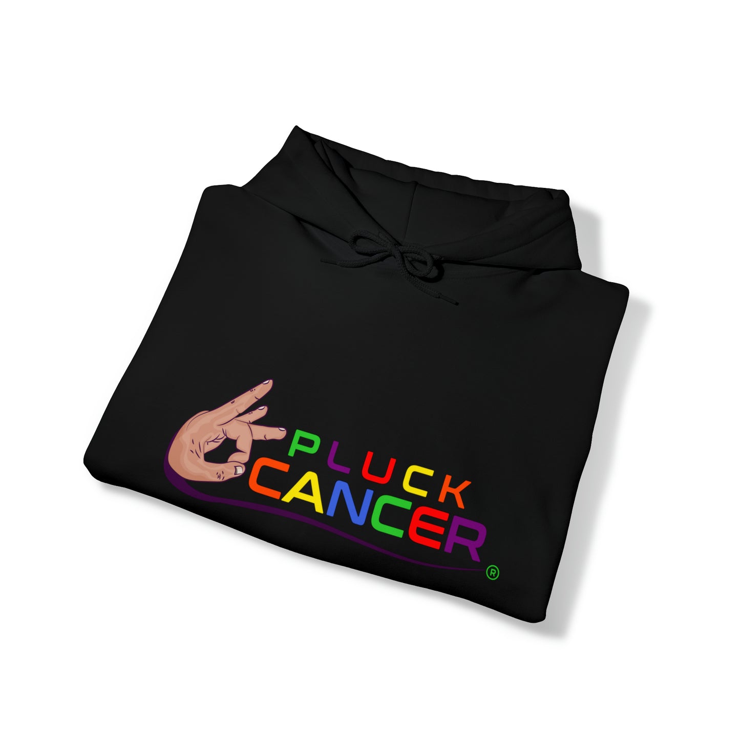 Pluck Cancer Women's Heavy Blend™ Hooded Sweatshirt - Black