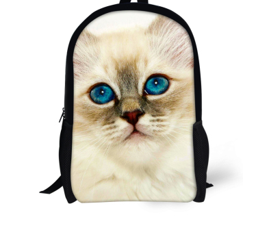 Dog or Cat Backpack Cute 3D Animal Denim Backpacks for Children school or travel