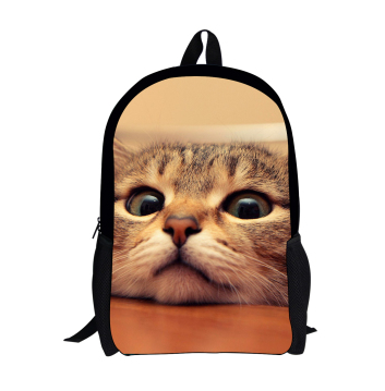 Dog or Cat Backpack Cute 3D Animal Denim Backpacks for Children school or travel