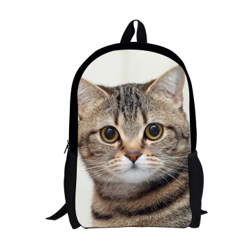 Dog or Cat Backpack Cute 3D Animal Denim Backpacks for Children school or travel