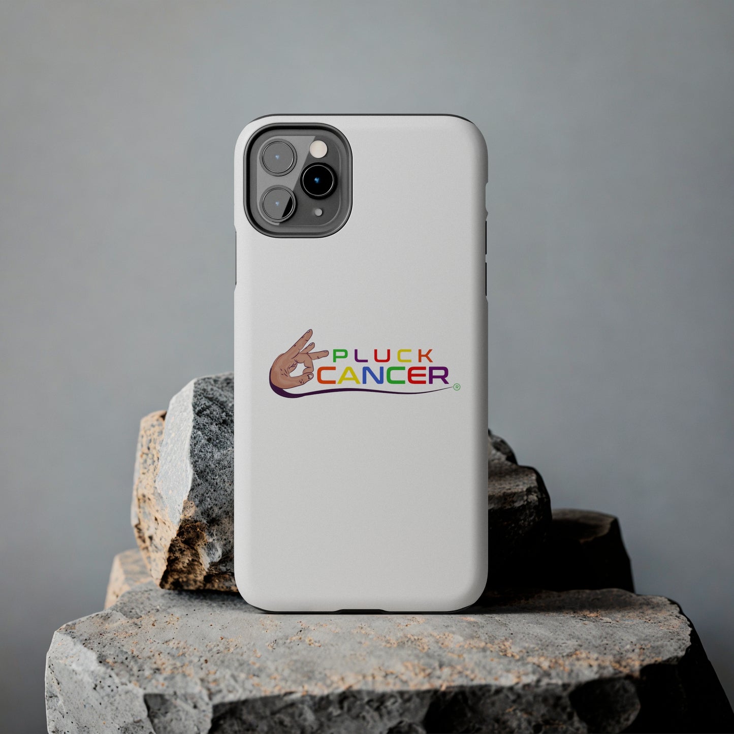 Tough Phone Cases- "PLUCK CANCER!"