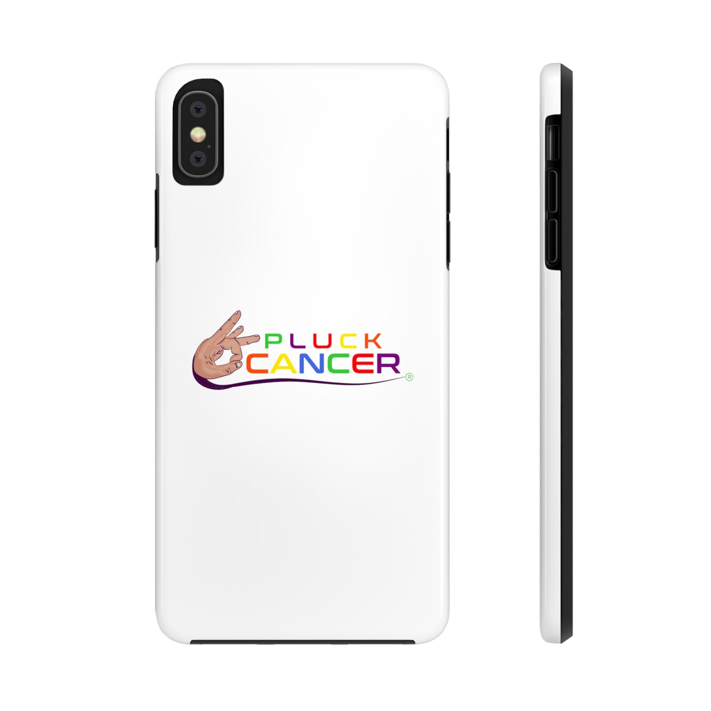 Tough Phone Cases- "PLUCK CANCER!"