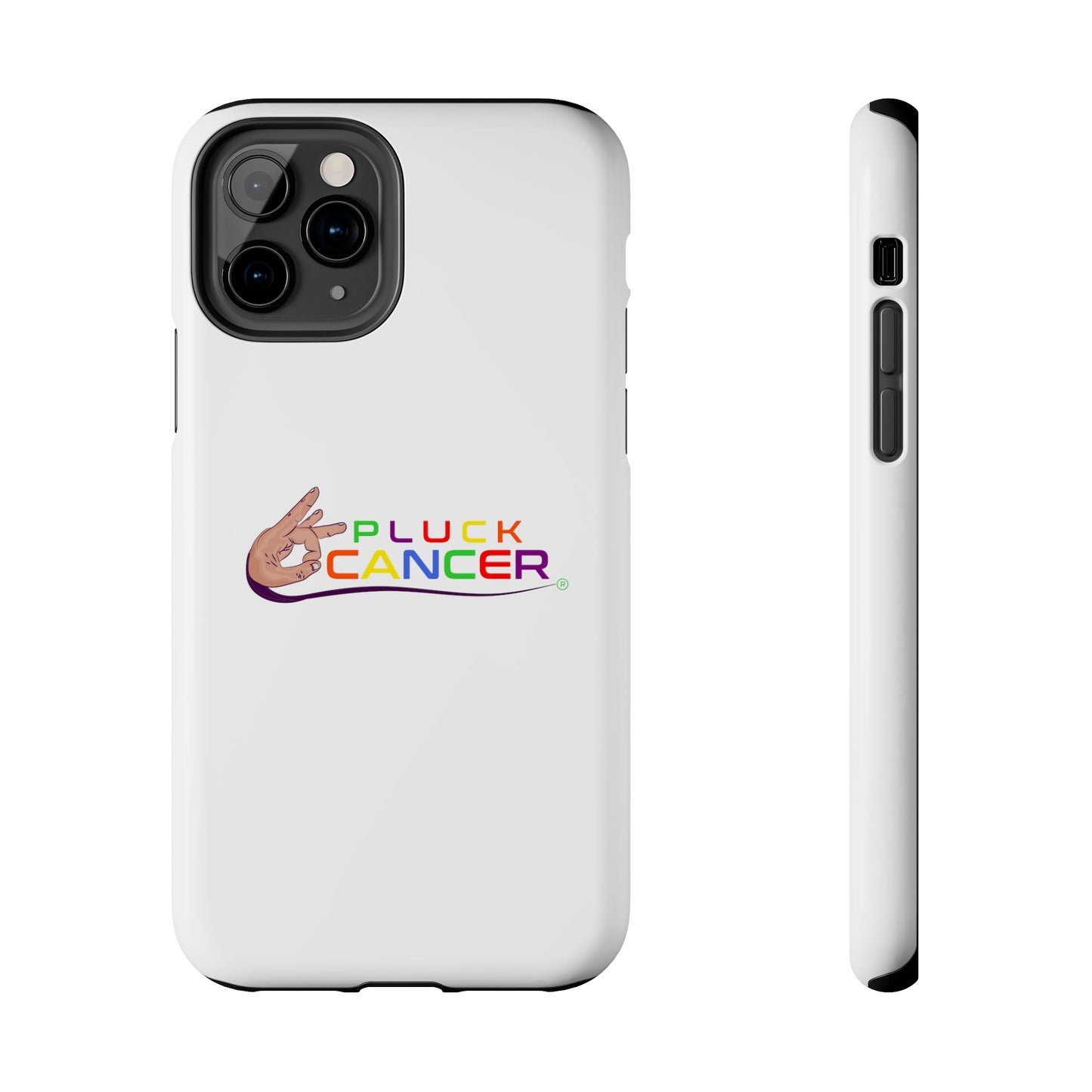 Tough Phone Cases- "PLUCK CANCER!"