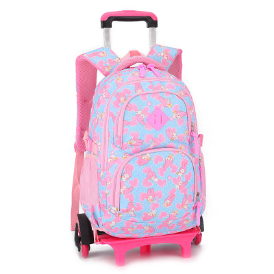 Rolling bag/backpack on wheels for Children.