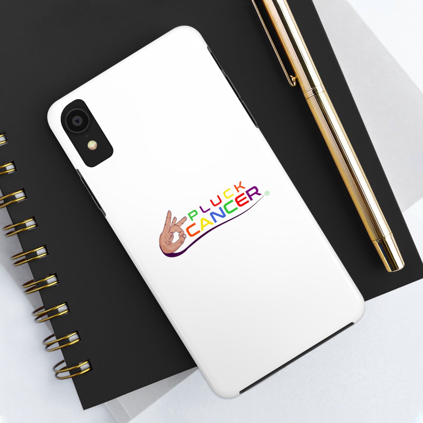 Tough Phone Cases- "PLUCK CANCER!"
