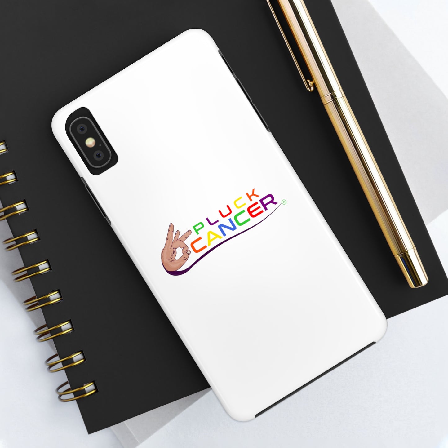 Tough Phone Cases- "PLUCK CANCER!"