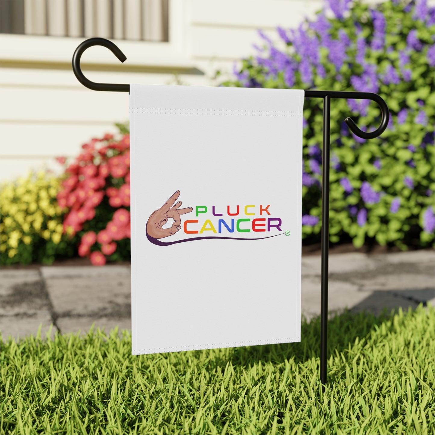 Garden & House Banner-"PLUCK CANCER!"