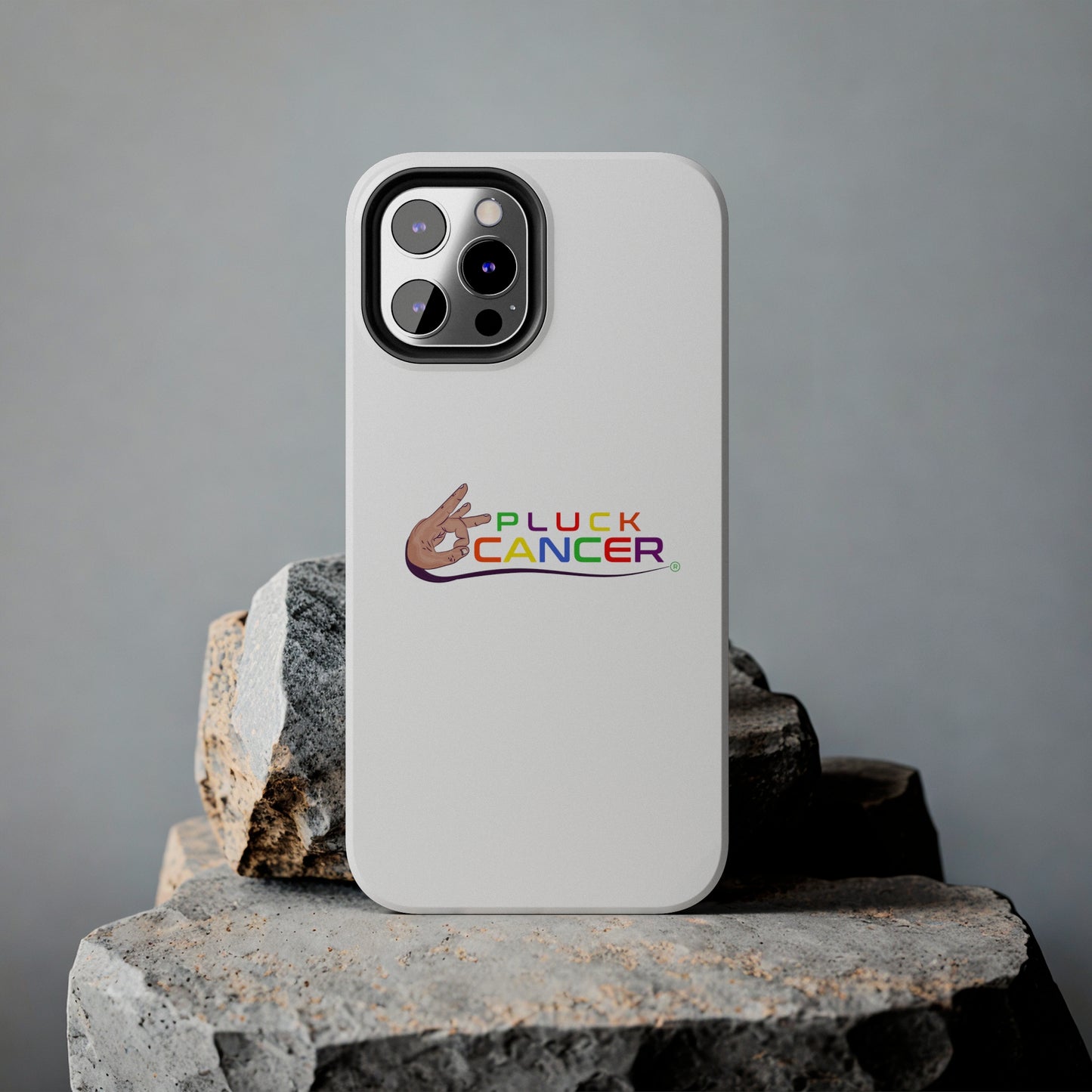 Tough Phone Cases- "PLUCK CANCER!"