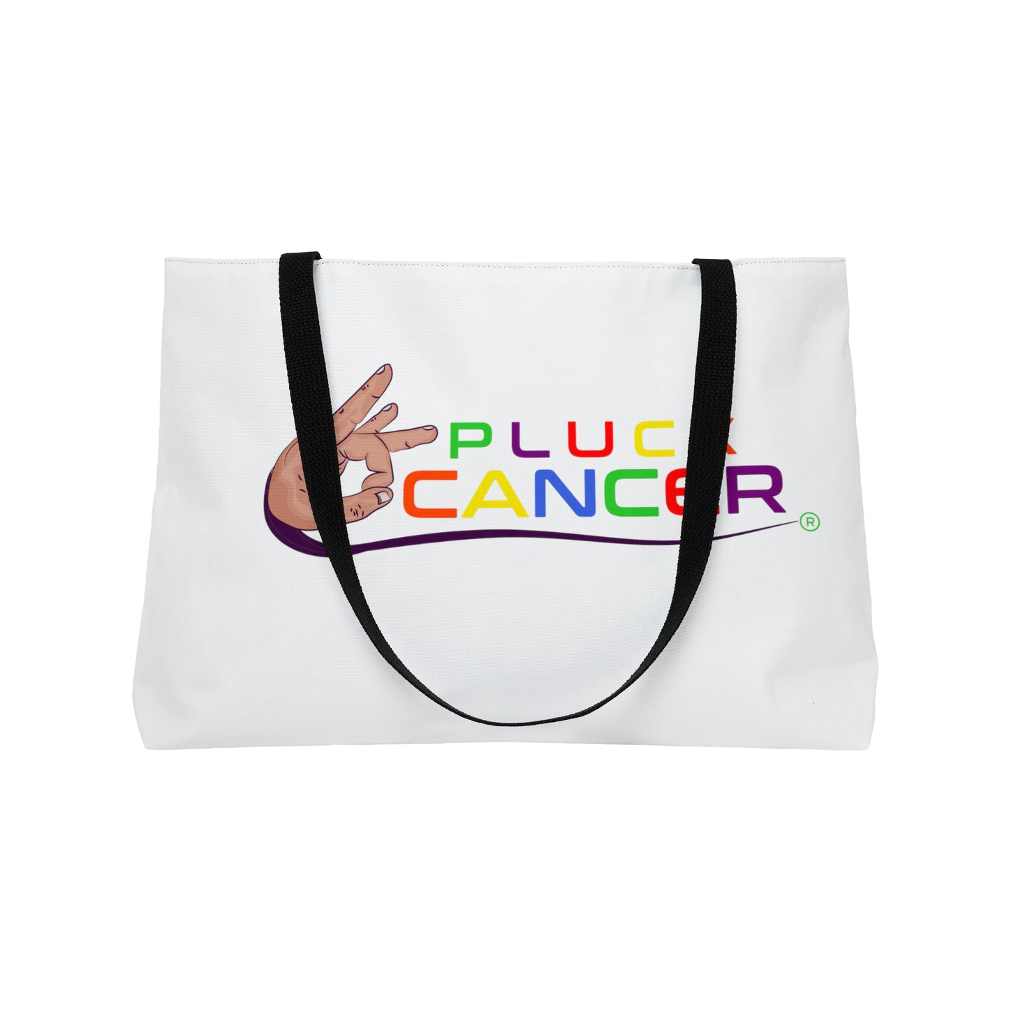 Weekender Tote Bag-"PLUCK CANCER"