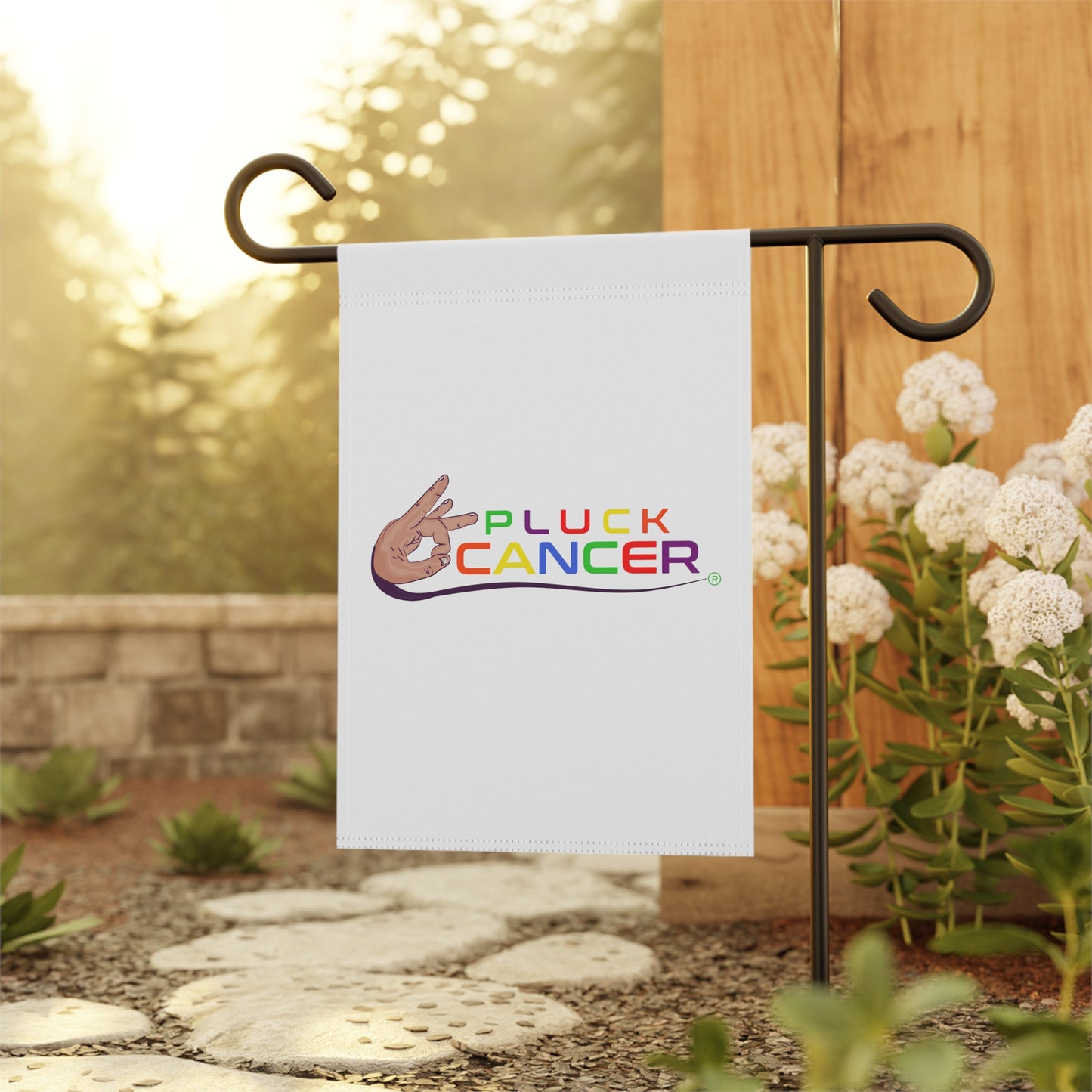 Garden & House Banner-"PLUCK CANCER!"