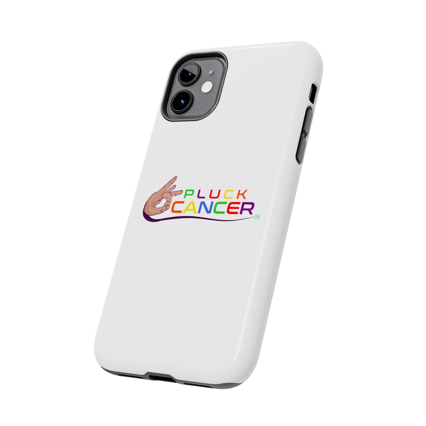 Tough Phone Cases- "PLUCK CANCER!"