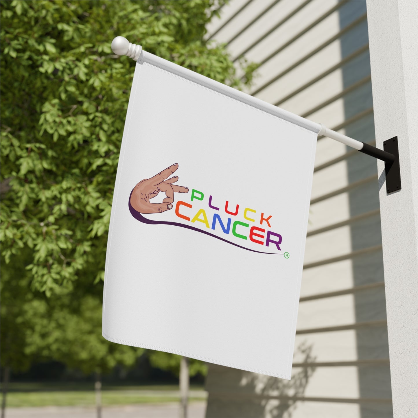 Garden & House Banner-"PLUCK CANCER!"