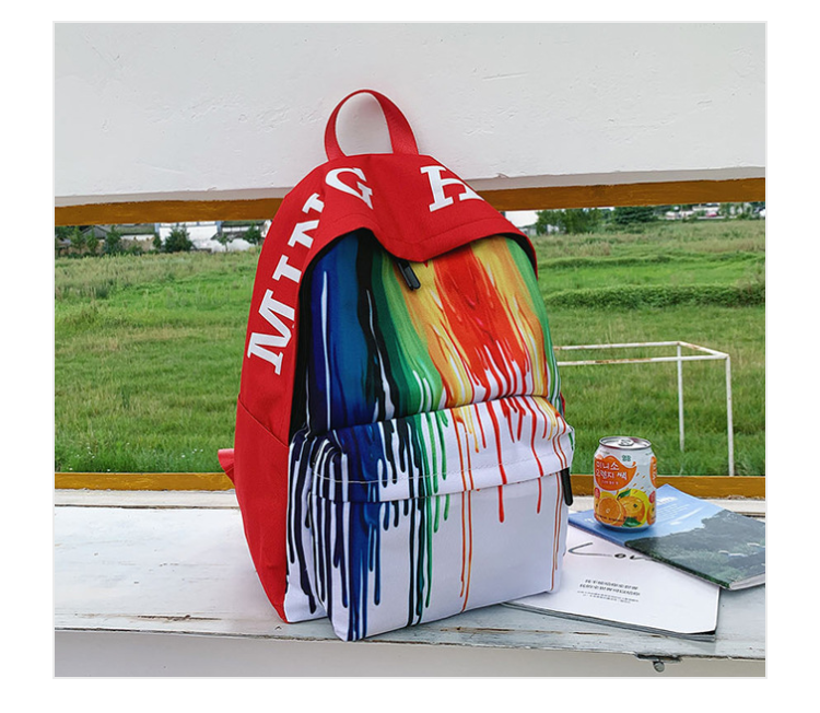 Rainbow LGBTQ School Backpack/Bag Canvas