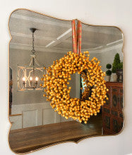 YELLOW BERRY WREATH - 24 INCH