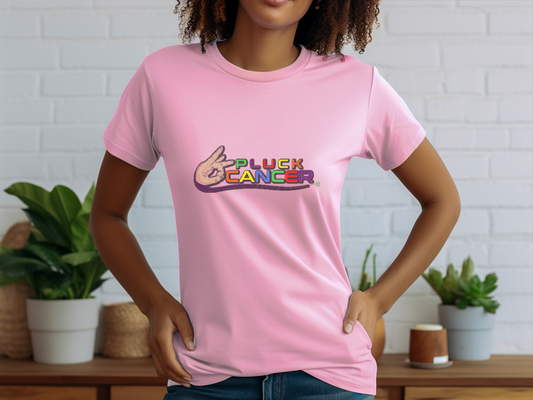 Pluck Cancer Women's Cotton T-Shirt - Light Pink