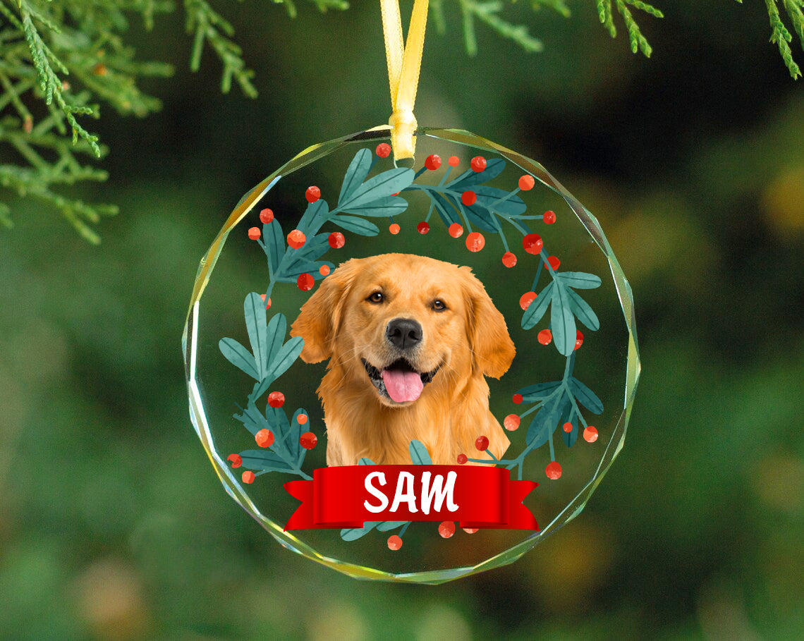 Customizable Pet Christmas Acrylic Ornaments
