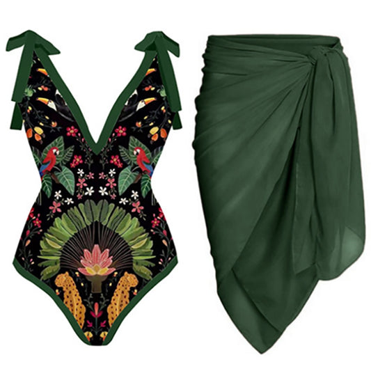 Make a splash in style with our Green Vintage One Piece Retro Swimsuit. Channel retro vibes and enjoy ultimate comfort at the beach. Shop today for a classic look.