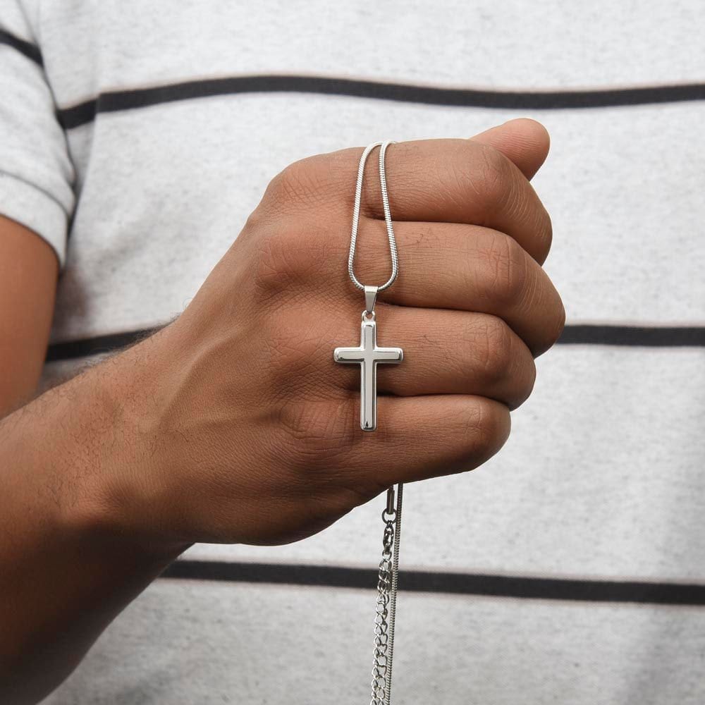 Stainless Cross Necklace | Faith Necklace | Cross Pendant | Christian Necklace For Mothers | Cross Necklace Woman | Cross Jewelry For Mother