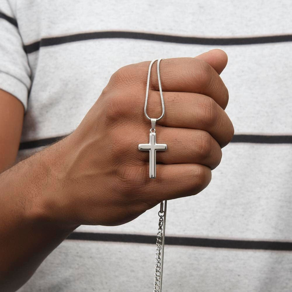 Stainless Cross Necklace | Faith Necklace | Cross Pendant | Christian Necklace For Mum | Cross Necklace Woman | Cross Jewelry for Mum